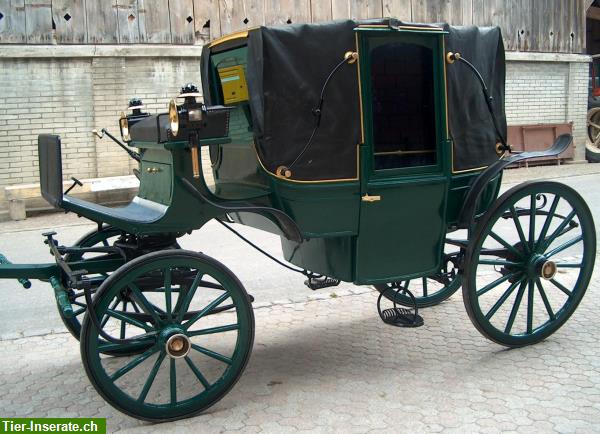 Bild 2: Landauer Kutsche in Grün zu verkaufen