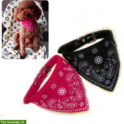 Bild 1: Hundehalsband, Hunde Bandanas für kleine Hunde, Grösse XS