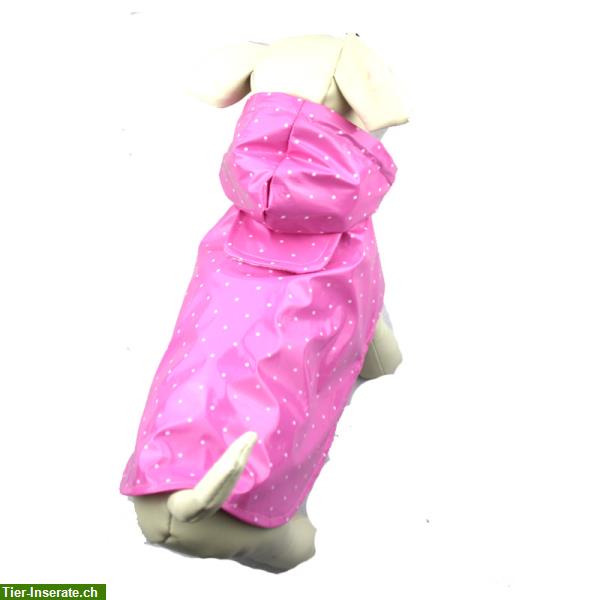 Bild 4: Hunde Regenmantel mit Kaputze, Regenschutz für Hunde