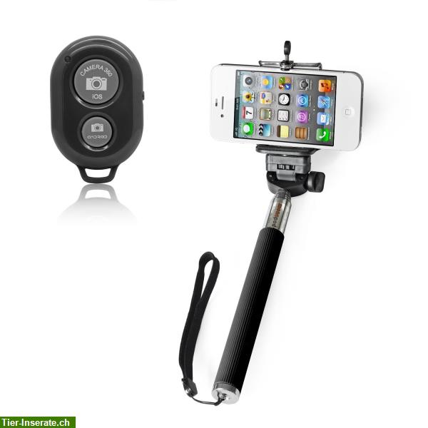 Bild 2: iProtect 2in1 Set Selfie Stange Handstativ Selbstauslöser iPhone Android