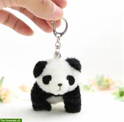 Süsses Plüschtier Panda Bär, Bärchen Schlüsselanhänger, Kuscheltier ca. 6 cm