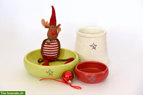 Bild 3: Handgemachte EM-Keramik Näpfe für Hunde & Katzen