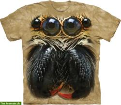 Lebensechte T-Shirts mit Bartagame oder Spinne Motiven