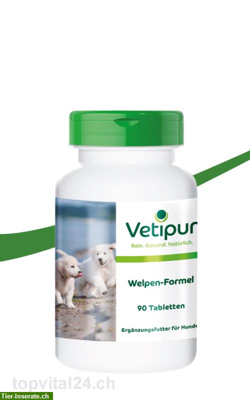 Welpen-Formel - 90 Tabletten für Hunde | Vetipur