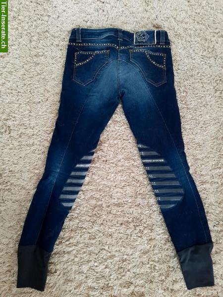 Bild 5: Jeansreithose Animo Grösse 34 zu verkaufen