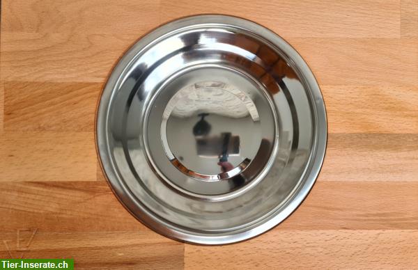 Bild 3: Vewoods Hunde Futterbar mit Edelstahlnapf 1800ml