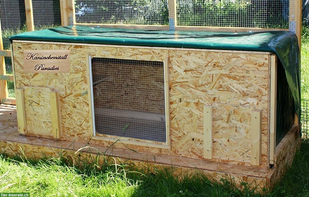 Bild 2: Schutzhütte für Gehege für Kaninchen und Meerschweinchen