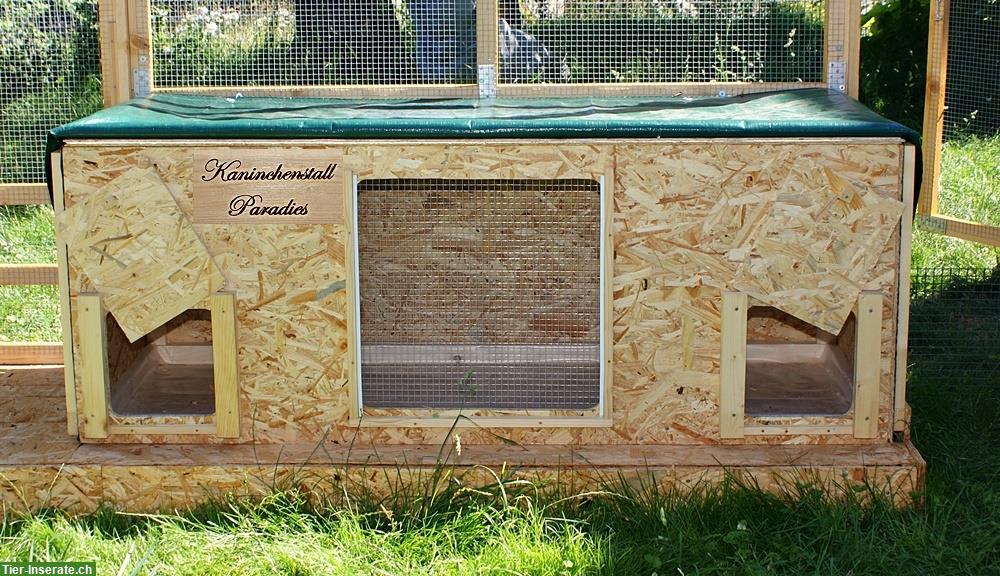 Bild 3: Schutzhütte für Gehege für Kaninchen und Meerschweinchen