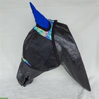 Fliegenmaske BLAU | 90% UV Schutz mit Komplettnetz | PONY